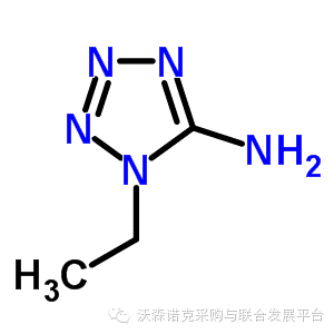 Structure of 1-ethyl-1H-tetrazol-5-amine CAS 65258-53-9